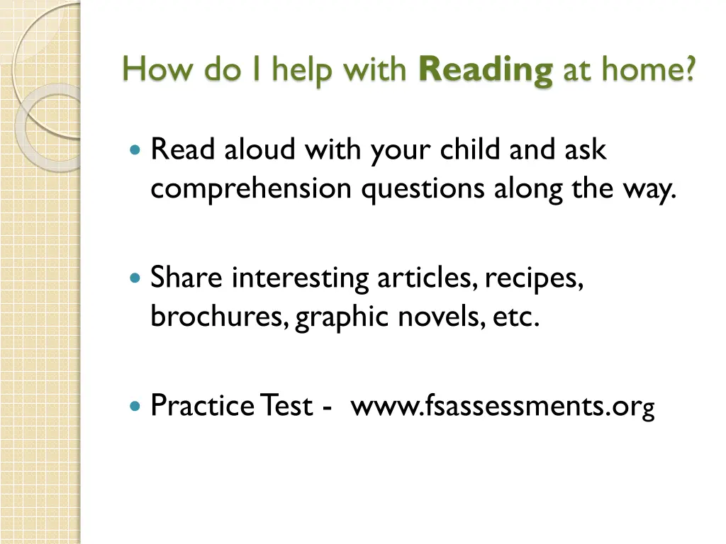 how do i help with reading at home