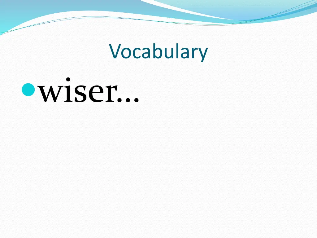 vocabulary 6