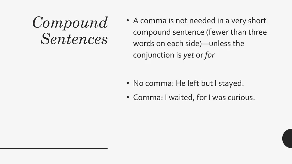 compound sentences 2