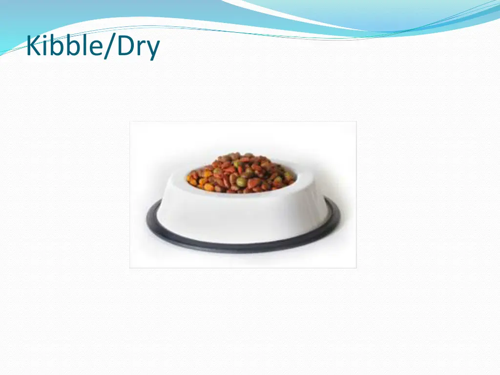 kibble dry 1