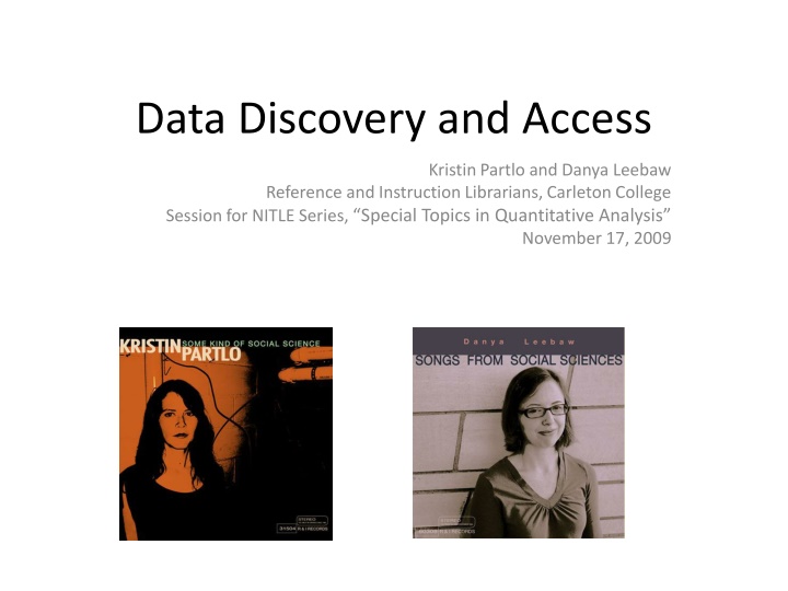 data discovery and access