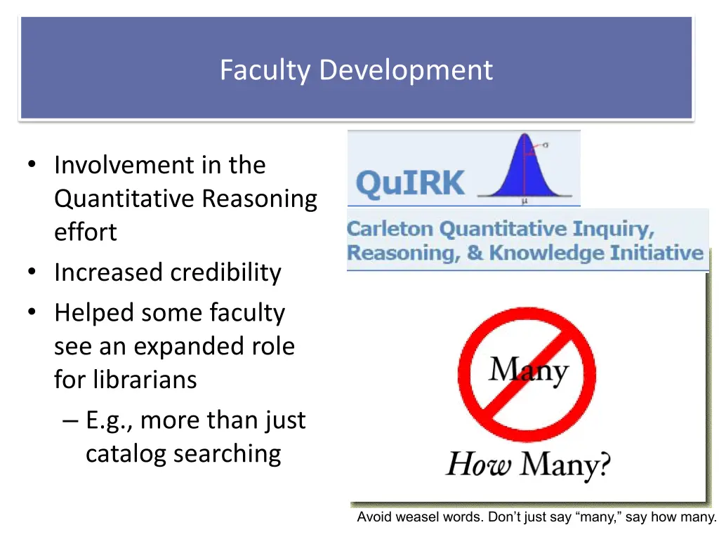 faculty development