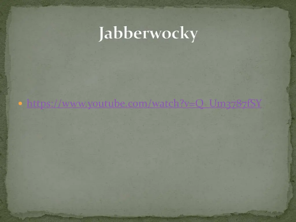 jabberwocky