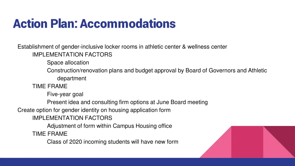 action plan accommodations