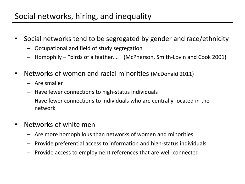 social networks hiring and inequality 1