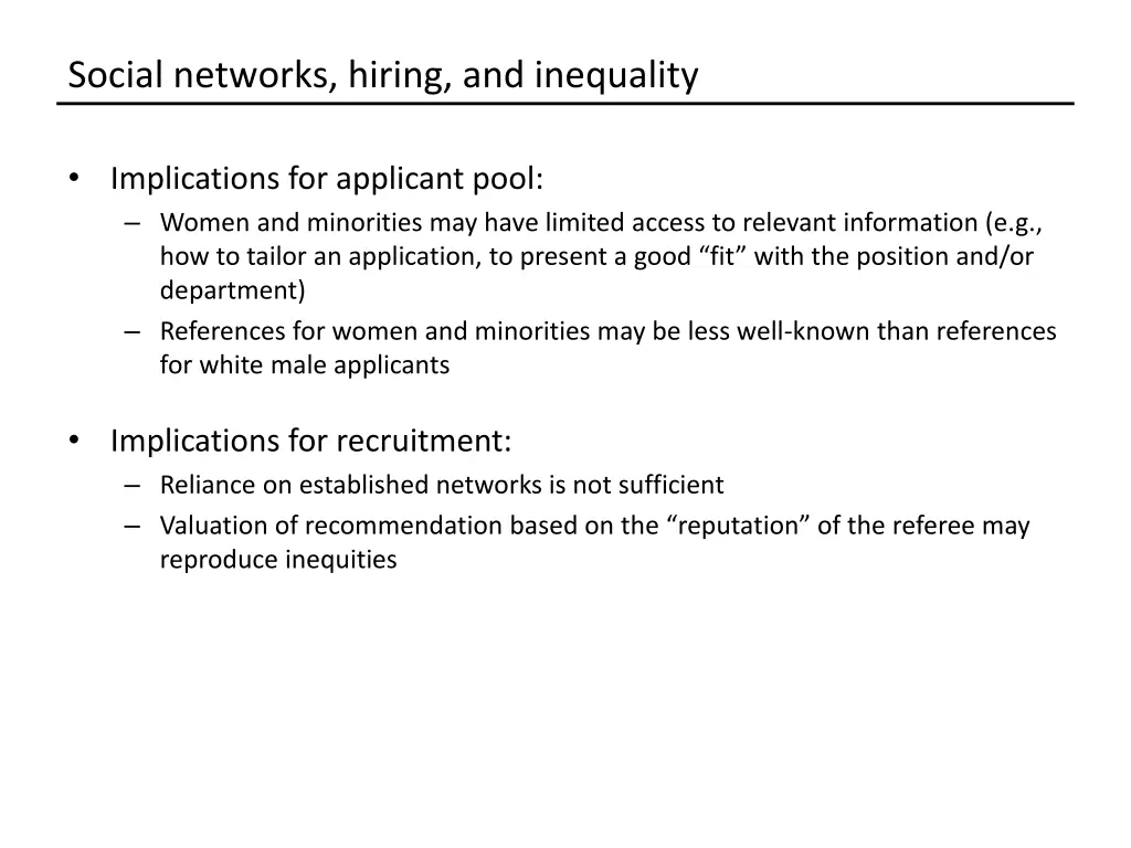 social networks hiring and inequality 2