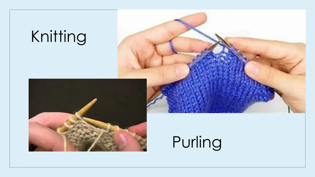 knitting