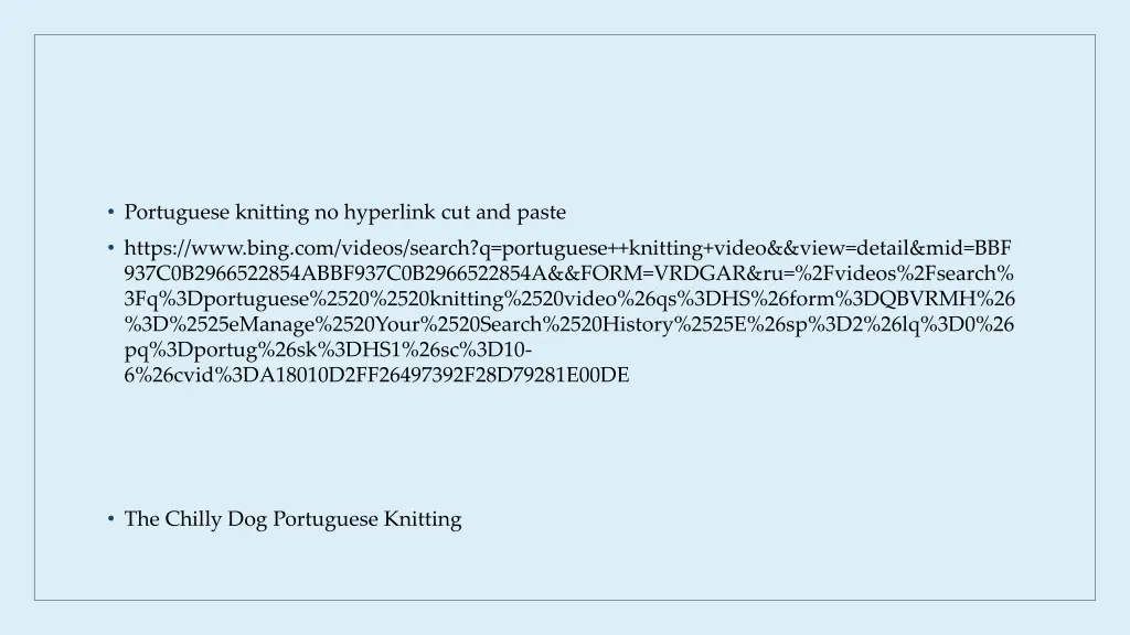 portuguese knitting no hyperlink cut and paste