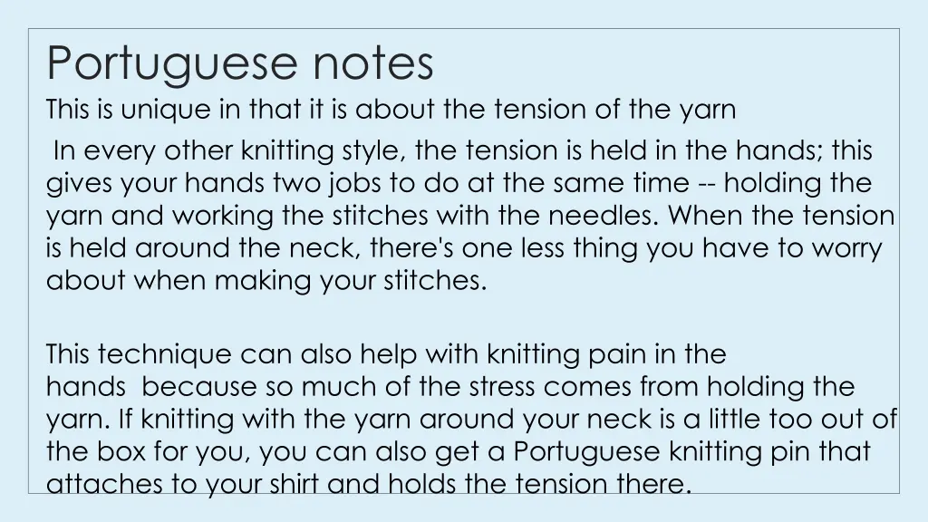 portuguese notes this is unique in that