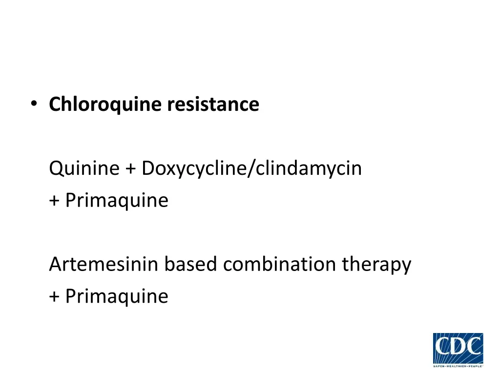 chloroquine resistance