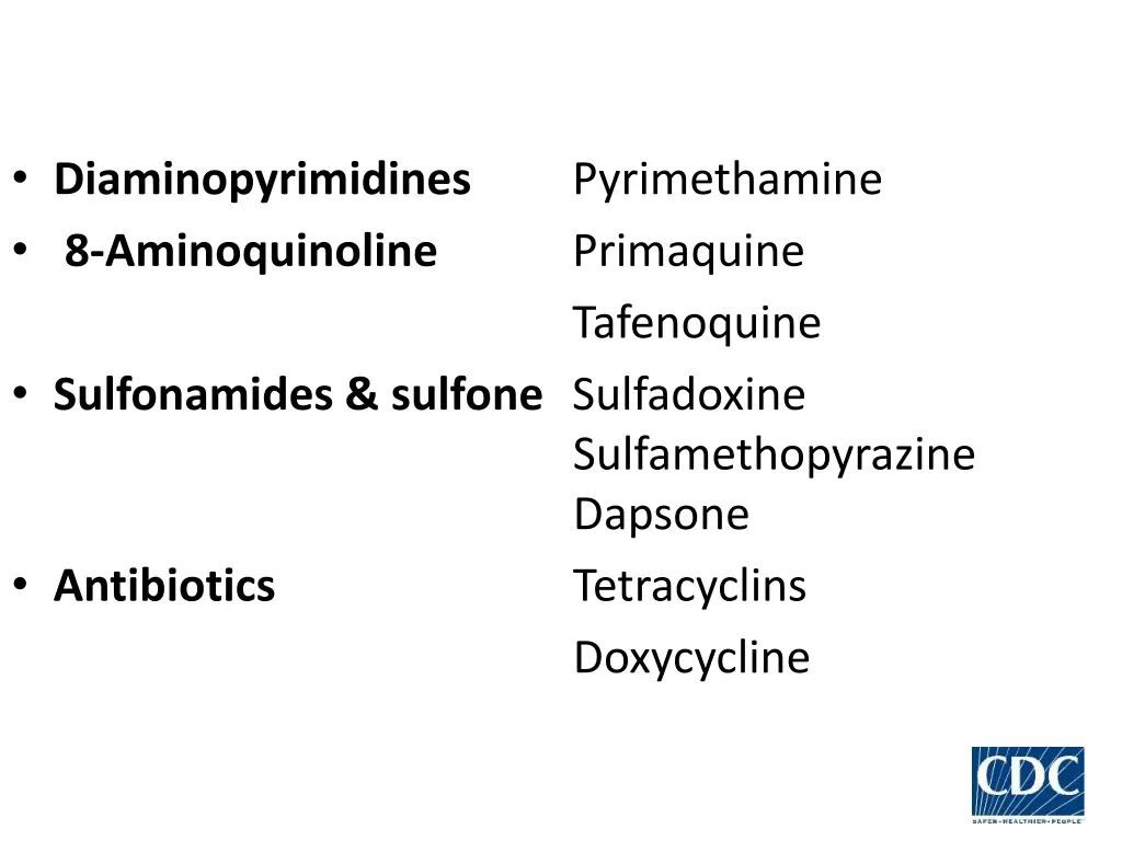 diaminopyrimidines 8 aminoquinoline sulfonamides