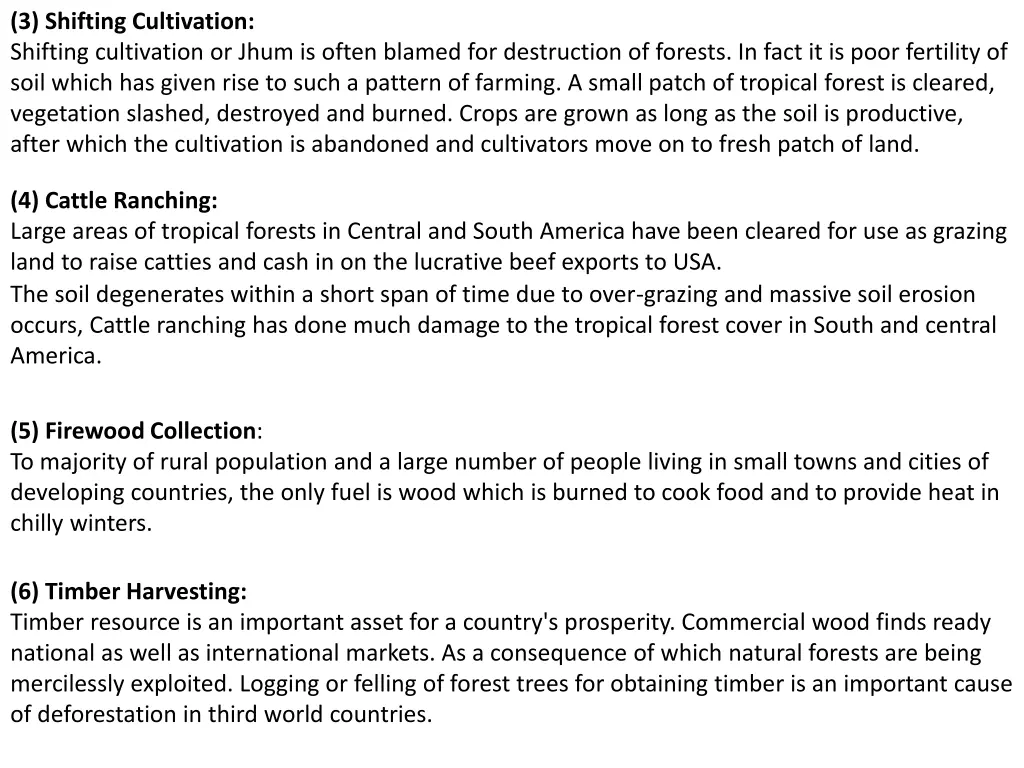 3 shifting cultivation shifting cultivation