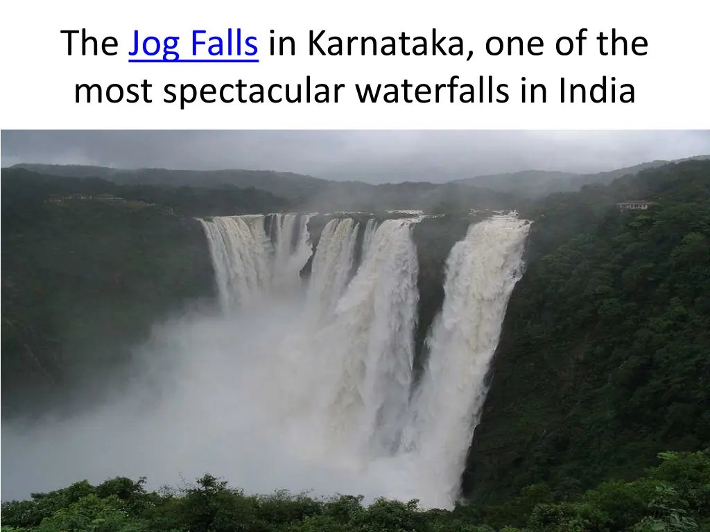 the jog falls in karnataka one of the most