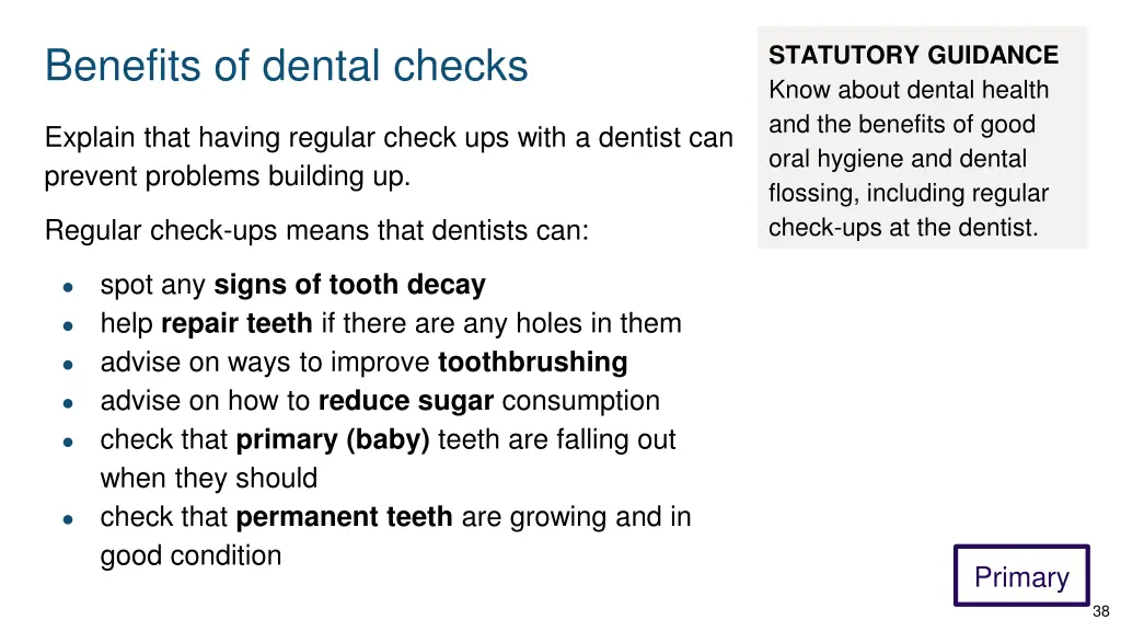 benefits of dental checks