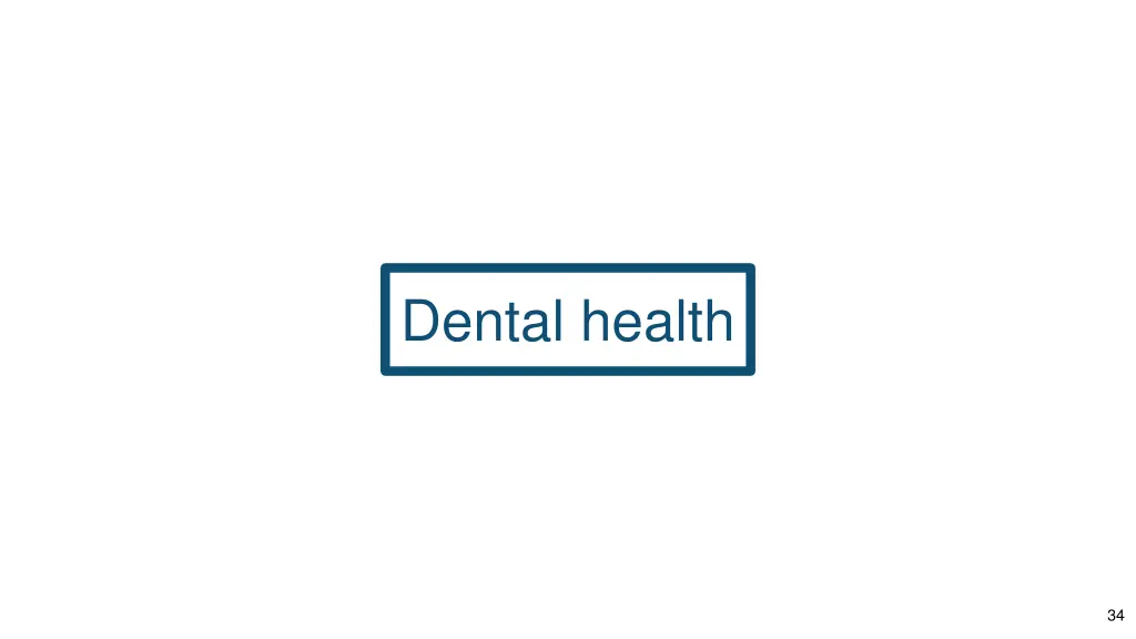 dental health