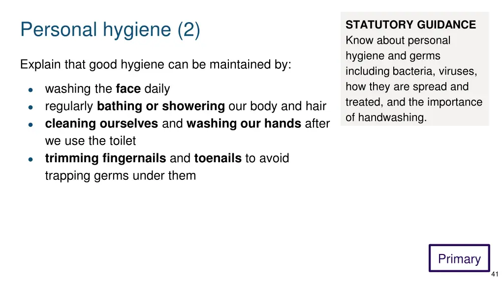 personal hygiene 2