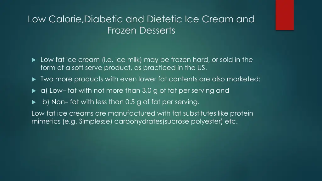 low calorie diabetic and dietetic ice cream