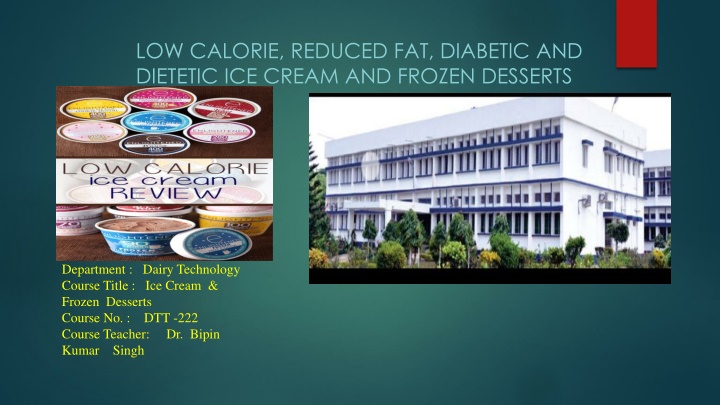 low calorie reduced fat diabetic and dietetic