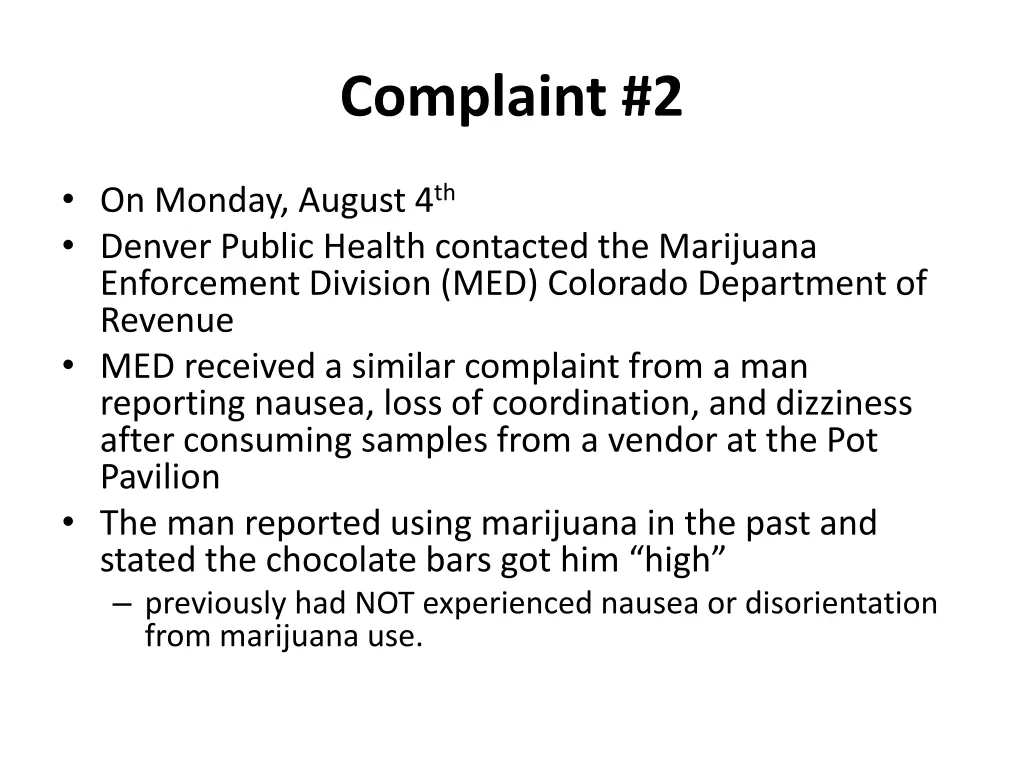 complaint 2