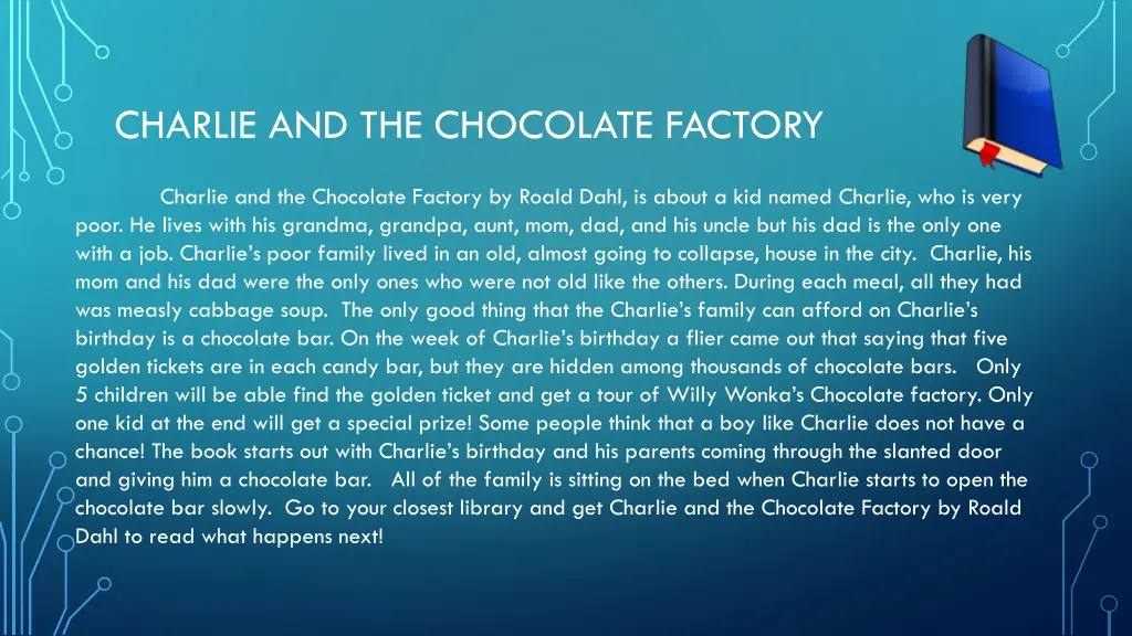 charlie and the chocolate factory