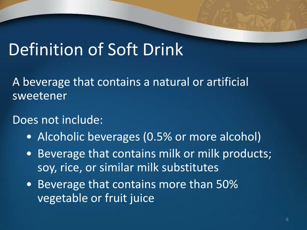 definition of soft drink