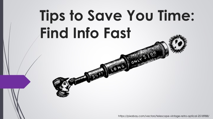 tips to save you time find info fast