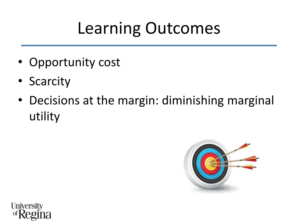 learning outcomes