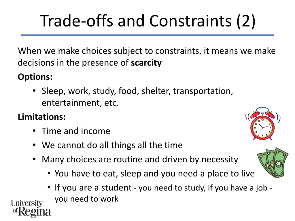 trade offs and constraints 2