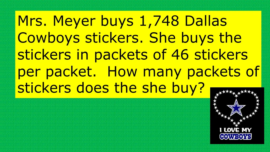 mrs meyer buys 1 748 dallas cowboys stickers