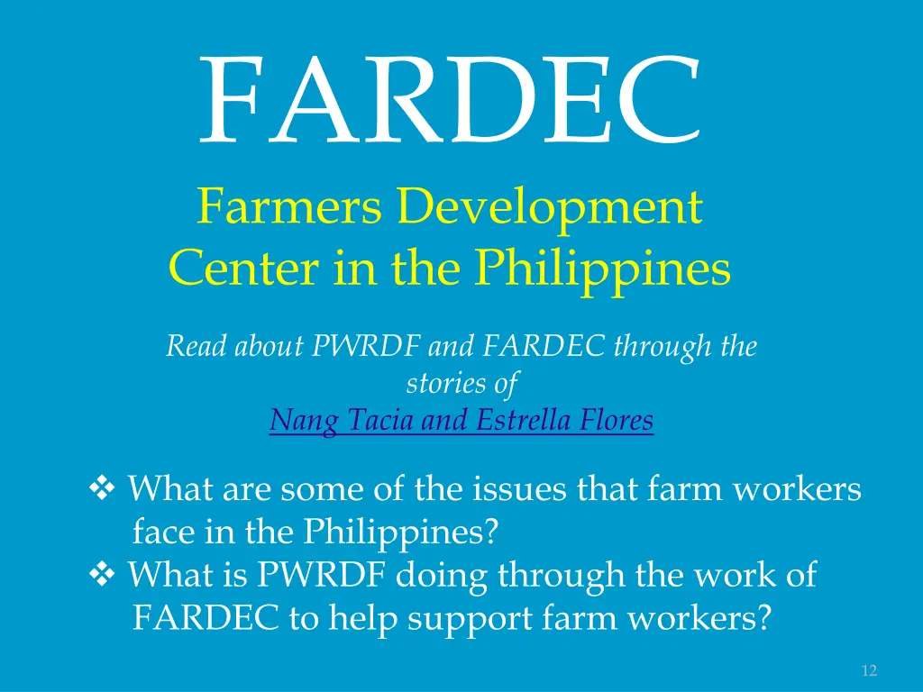 fardec farmers development center