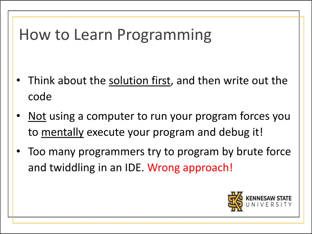 how to learn programming