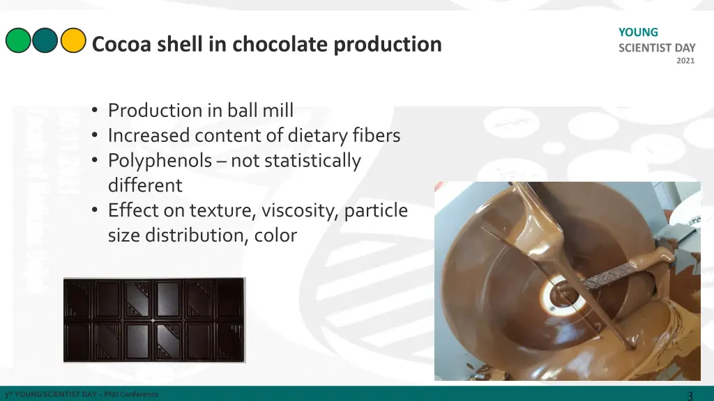 cocoa shell in chocolate production