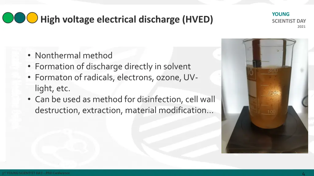 high voltage electrical discharge hved