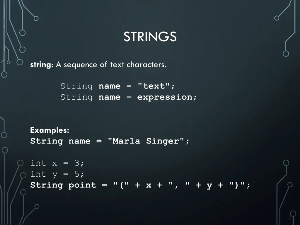 strings