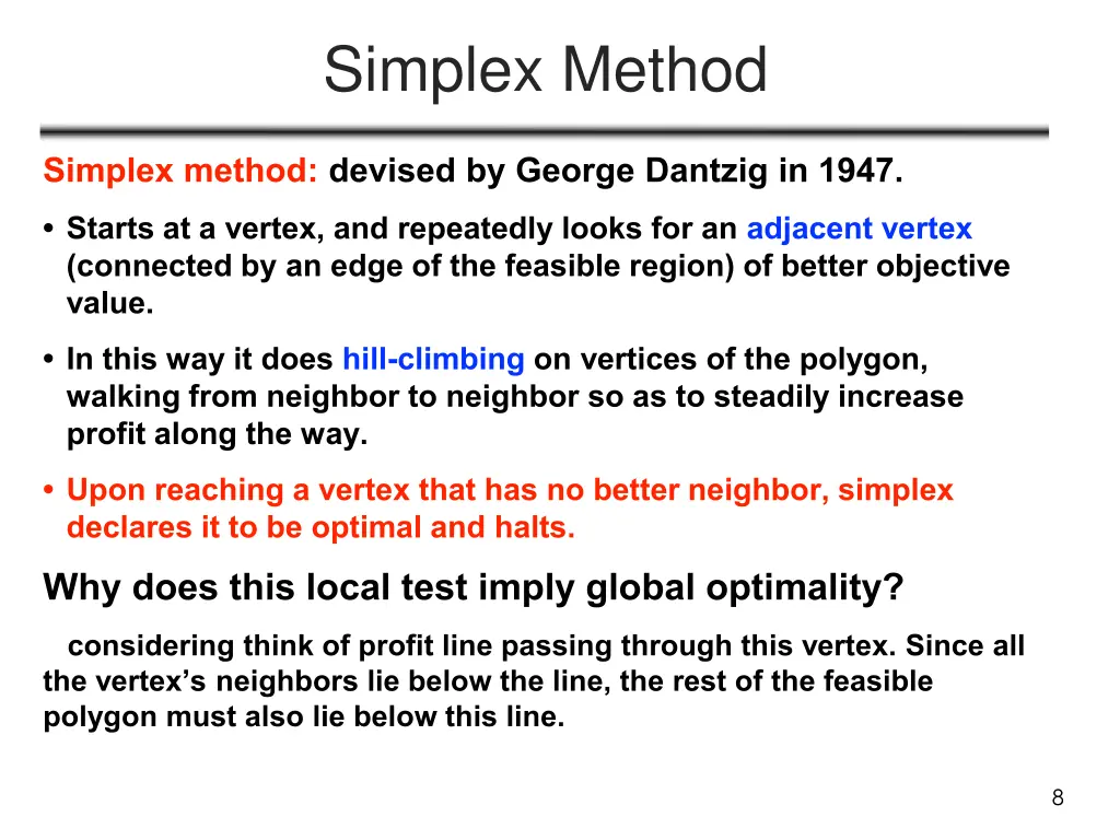 simplex method