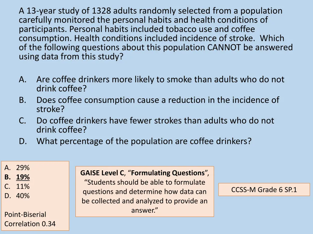 a 13 year study of 1328 adults randomly selected