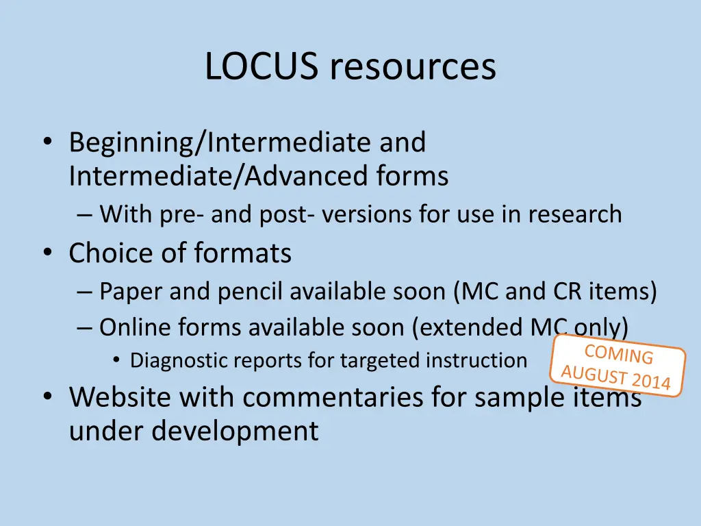 locus resources