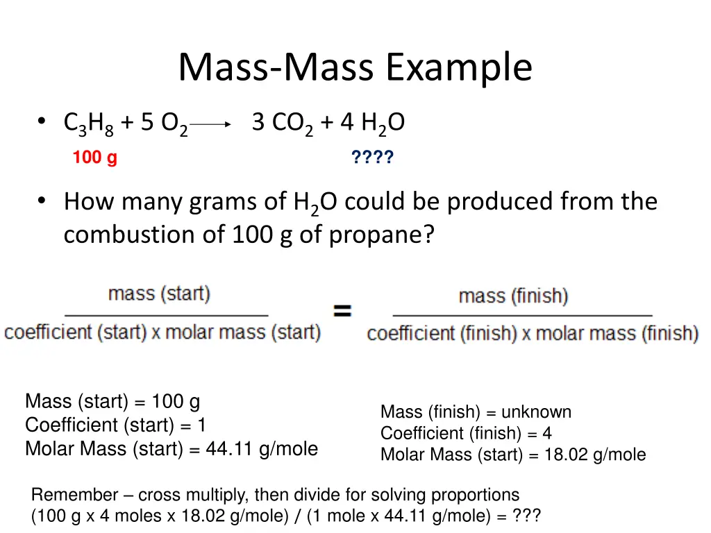 mass mass example 1