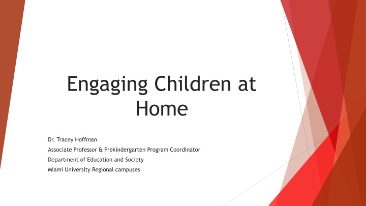 engaging children at home