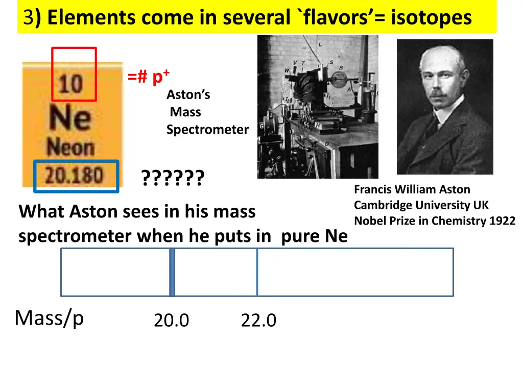 3 elements come in several flavors isotopes