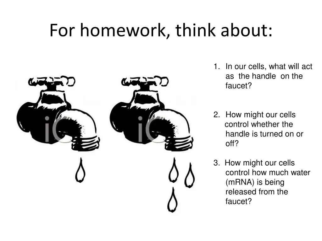 for homework think about