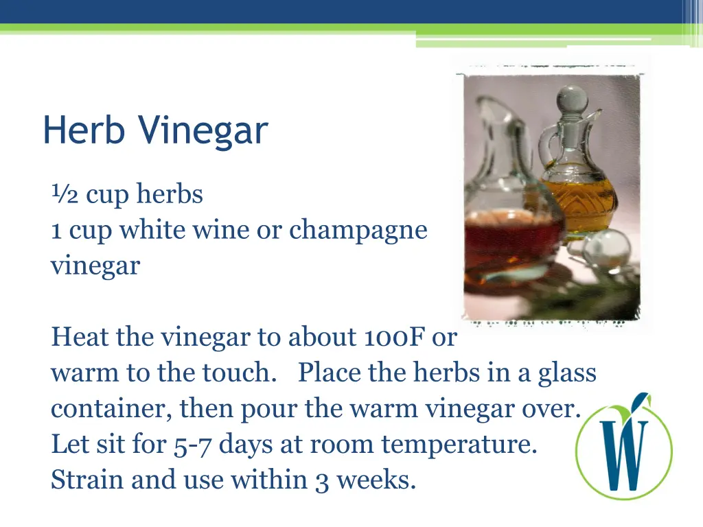 herb vinegar