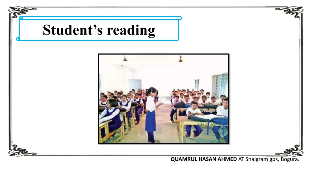 student s reading