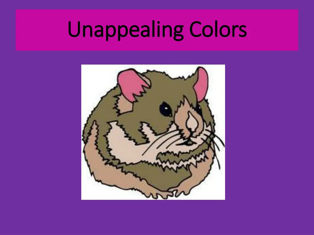 unappealing colors unappealing colors