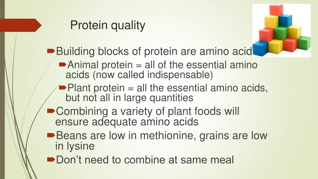 protein quality