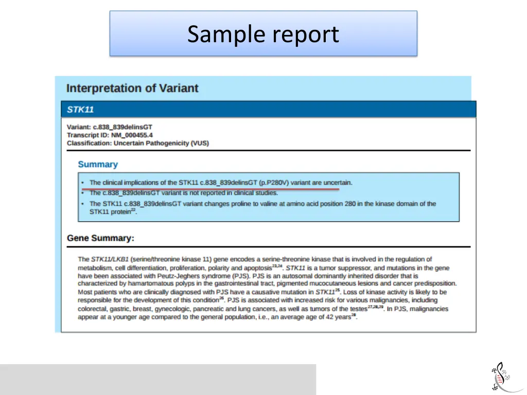 sample report 3