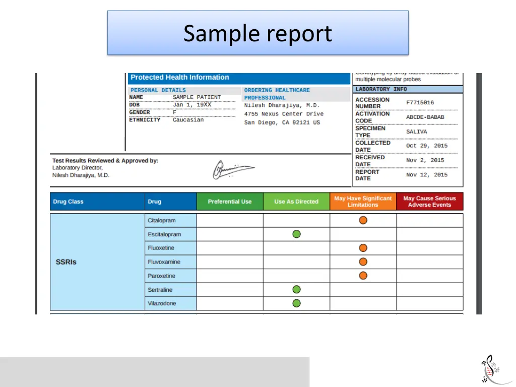 sample report 6