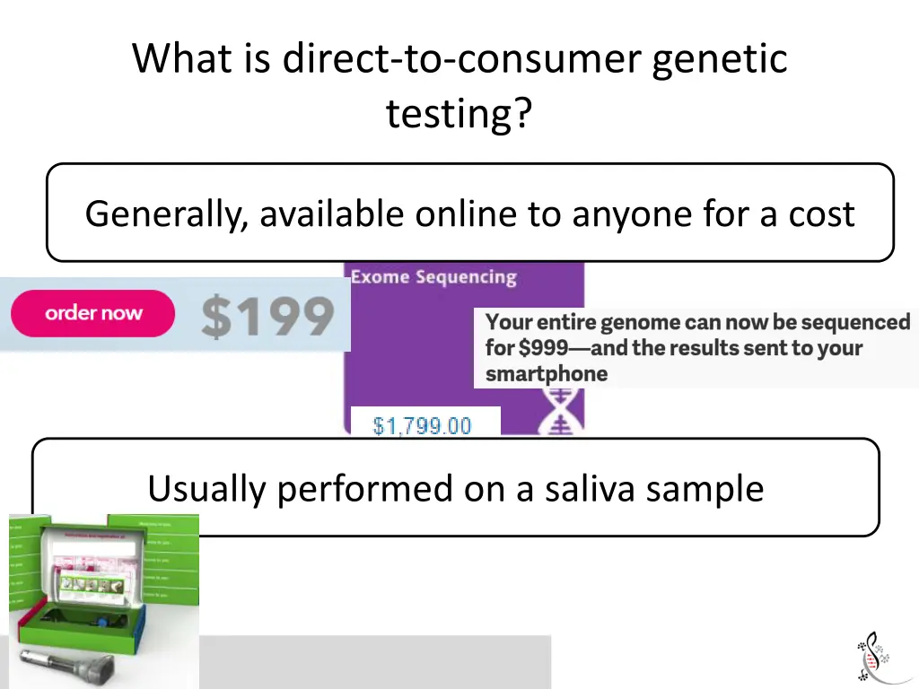 what is direct to consumer genetic testing 1