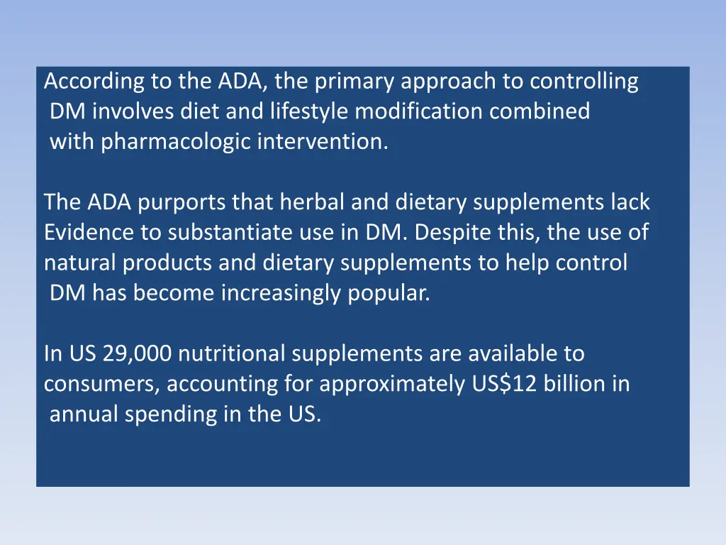 according to the ada the primary approach