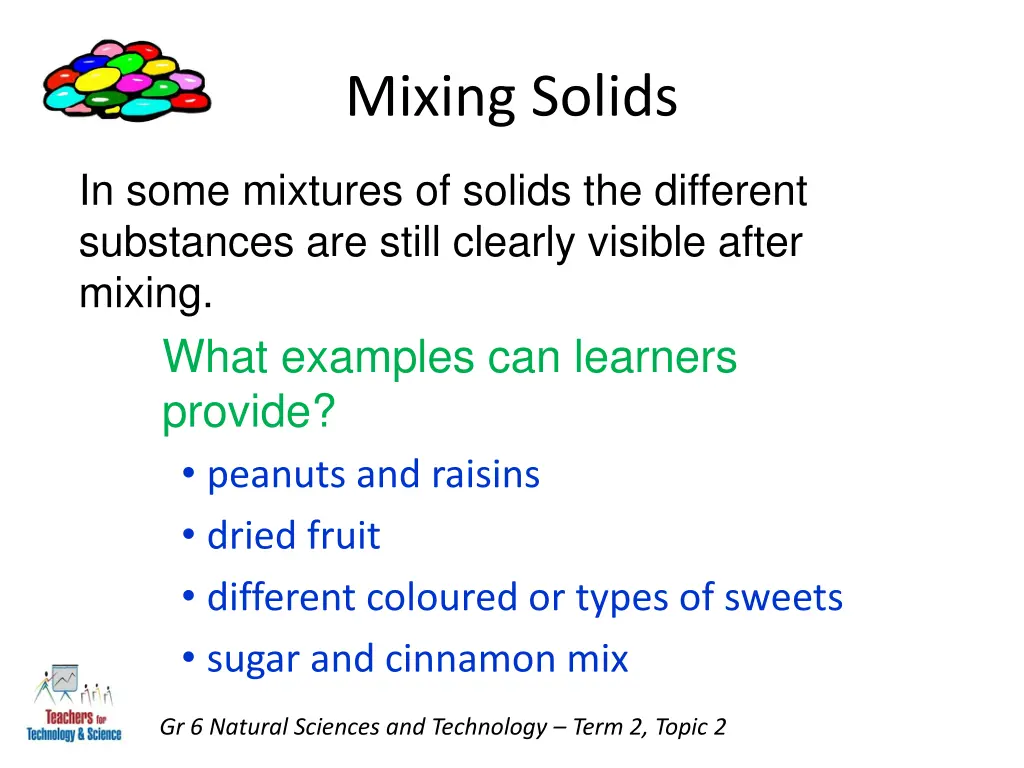 mixing solids